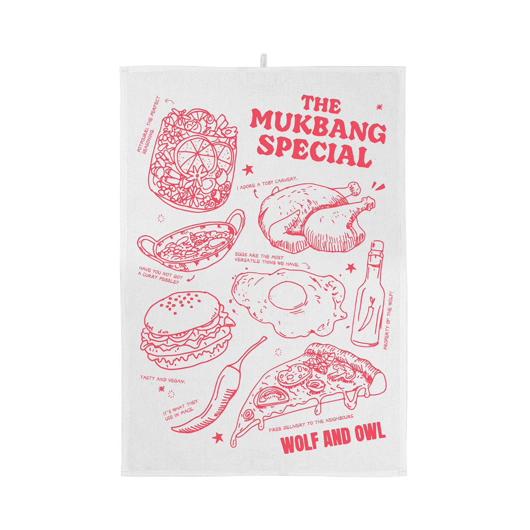 Mukbang Tea Towel