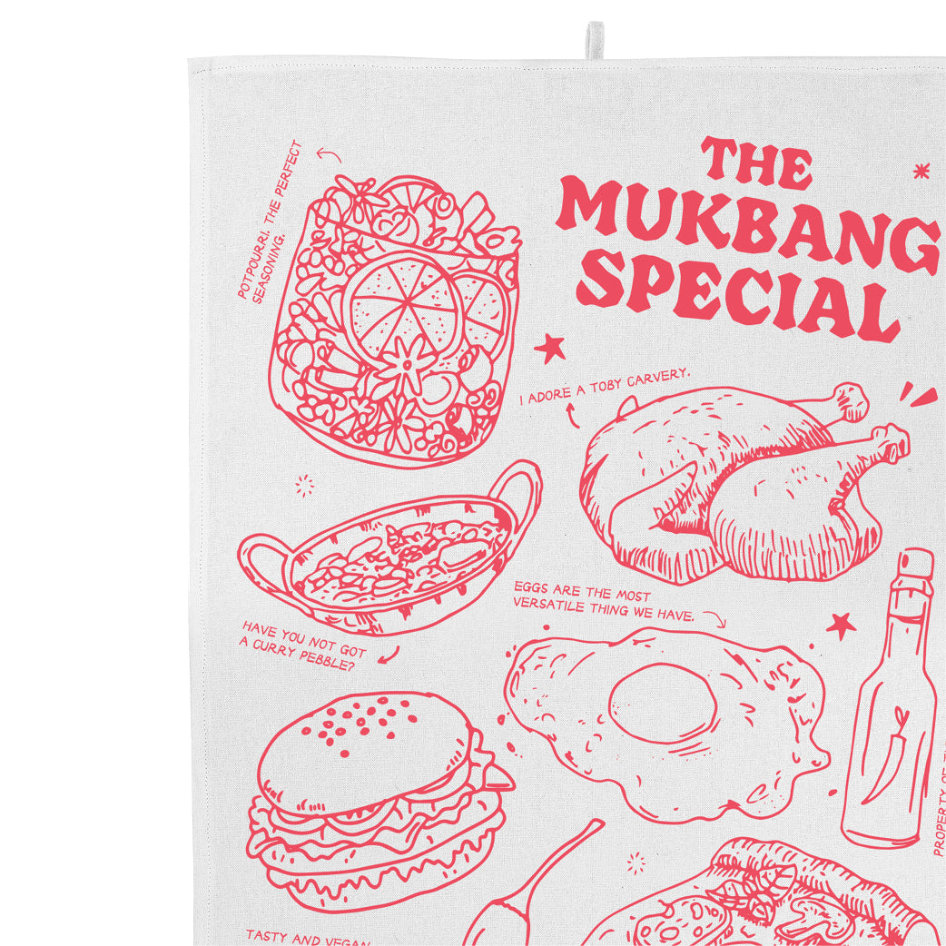 Mukbang Tea Towel